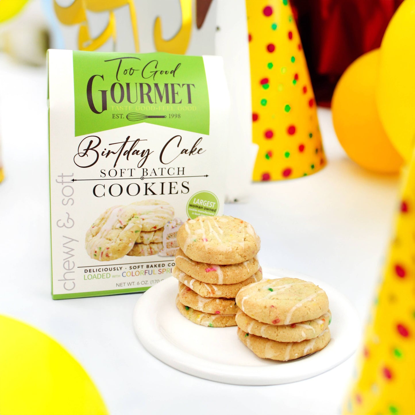 Confetti Batter Soft Batch Cookies